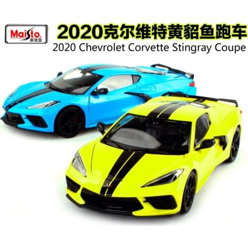 Maisto 1:24 2020 Chevrolet Corvette Stingray Coupe Sport Diecast Model Car Toy New In Box Free Shipping 31527