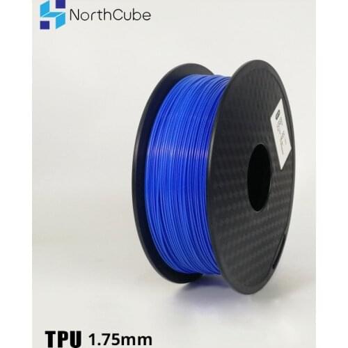 3D Printing tpu Filament TPU Flexible Filament TPU Flex Plastic for 3D Printer 1.75mm 0.8KG 3D Printing Materials Blue