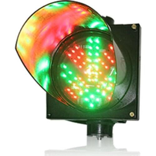 Waterproof PC housing 200mm red cross green arrow traffic signal light