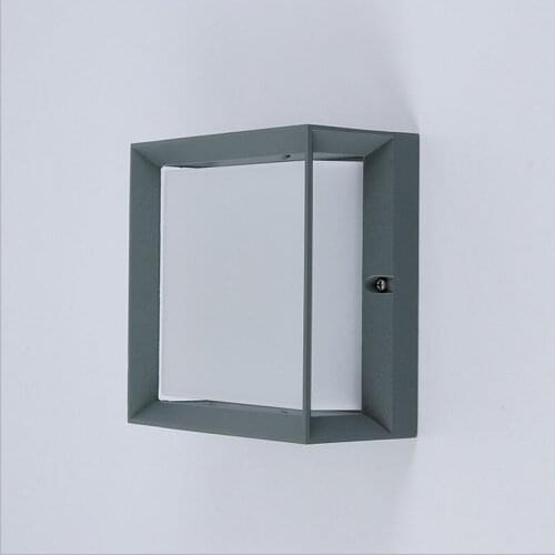 Fahsion waterproof outdoor wall light balcony residential garden led wall lamp rectangle creative sconce villa buitenverlichting