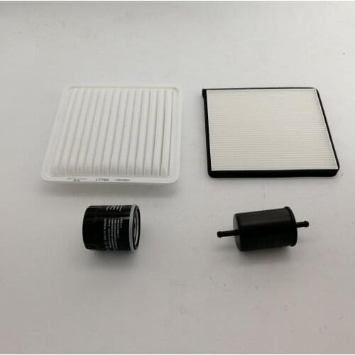 4 pieces a set Air filter oil filter Air conditioning filter Fuel filter for LIFAN X60