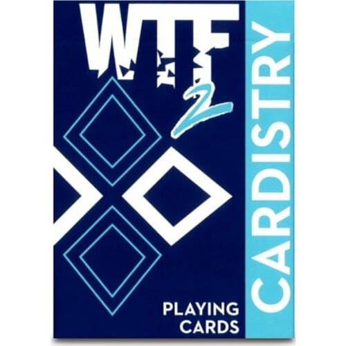 WTF Cardistry 2 Playing Cards 88*63mm Paper Magic Category Poker Cards for Professional Magician