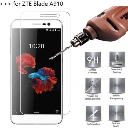 Tempered Glass for ZTE Blade A910 BA910 Original 9H High Quality Protective Film Screen Protector For ZTE A910 LCD