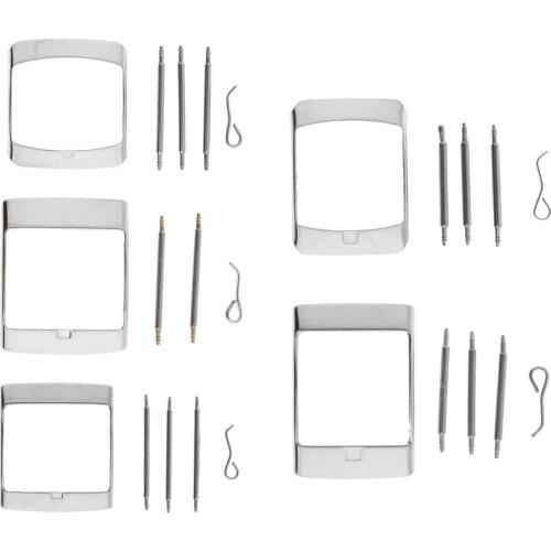 1 Set Watch Straps Bands Buckle Replacement 16mm-24mm Tri-glide Clasp DIY