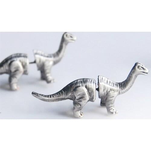 1 Pcs Cool Punk Animal Jurassic Dinosaur Dragon Ear Cuff Wrap Earrings Stud Earrings