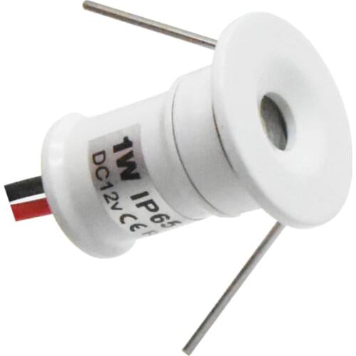 1W IP65 Mini LED Spotlight 15mm Recessed Downlight Indoor focus 12V 3V Spot Light Ceiling Lamp KTV Bar Showcase Display Lighting