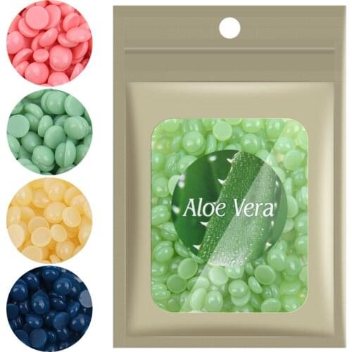 25g/Pack Hair Remove Wax Beans Hot Film Hard Wax Pellet Waxing Bikini Face Legs Arm Unisex Body Hair Remove Bean Depilatory