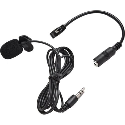 3.5mm Active Clip Microphone With Mini USB Audio Adapter Mic Cable For Gopro Hero 3 3+ 4 Action Camera Accessories Kit