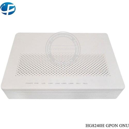 5PCS HG8240H GPON ONU ONT Router 4FE+2Tel SC-UPC connector Same Function As HG8245H HG8247H Model