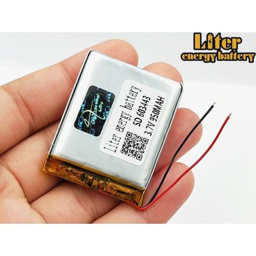 603443 603545 3.7V 950MAH Original Li-Po Rechargeable Battery For MP3 MP4 MP5 GPS E-book navigation built- in lithium polymer