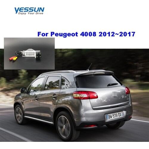 Yessun HD CCD Night Vision Car Rear View Reverse Backup Camera Waterproof For Peugeot 4008 2012~2017