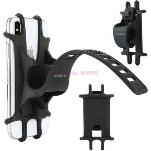 By DHL or Fedex 200pcs Bicycle Phone Holder Universal Mobile Cell Phone Holder Bike Handlebar Clip Stand GPS Mount Bracket