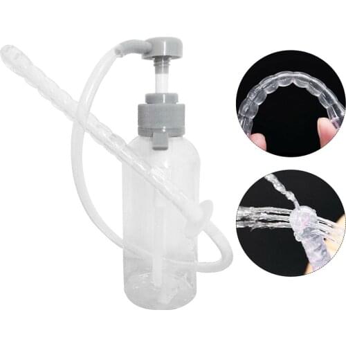 300ml Enema Bottle Vaginal Clearner Portable Anal Bathroom Hygiene Home Cleaning Female Manual Pressure Private Parts