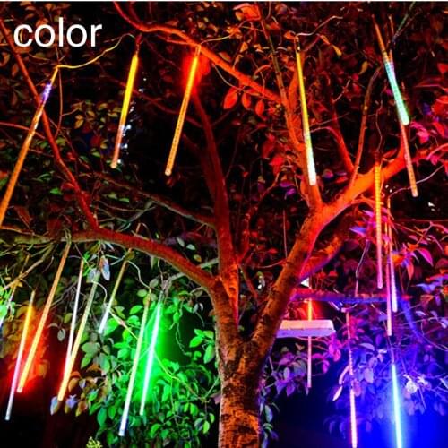 4 Color Falling String Lights For Wedding Party Waterproof Xmas Decoration Light 30cm Meteor 144LED US Regulations Decoration