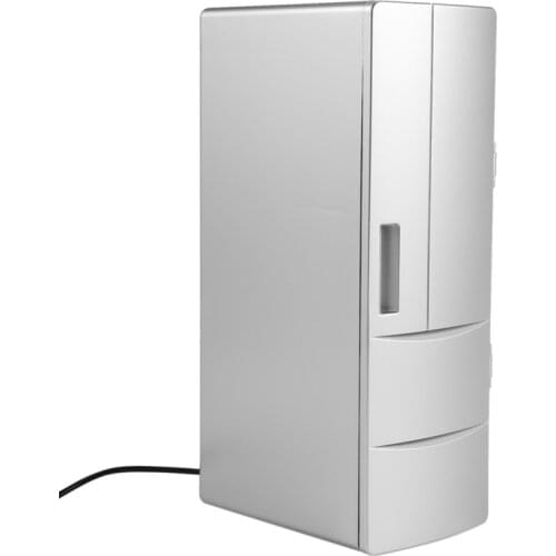 Refrigerator Mini Usb Fridge Freezer Cans Drink Beer Cooler Warmer Travel Refrigerator Icebox Car Office Use Portable