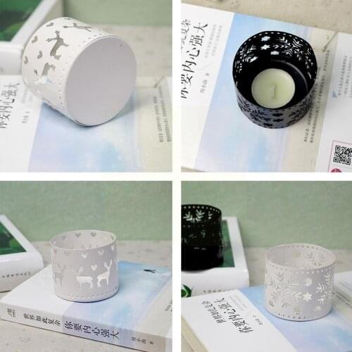 KITPIPI Decorative Wrought Iron Candlesticks