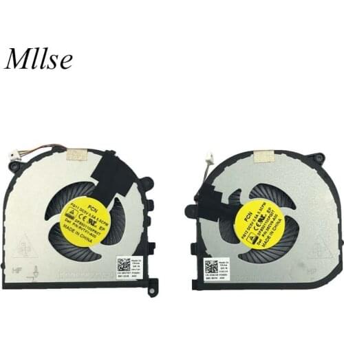 Free Shipping laptop CPU gpu cooling fan Cooler Notebook Fit for DELL XPS 15 9550 0RVTXY 036CV9 DFS501105PR0T FG11 DFS501105PQ0T