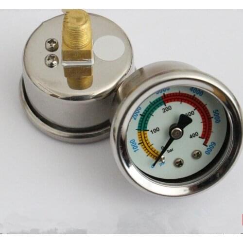 Pressure Gauge For 300bar 30mpa 4500psi PCP Car mini hand operated air pump
