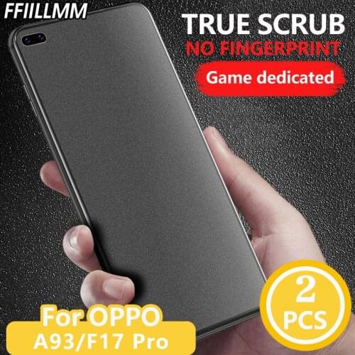 2Pcs/lot Matte Tempered Glass For Oppo A93 F17 Pro Glass Anti blue Light Screen Protectors For Oppo A93 F17 Pro Protective Film