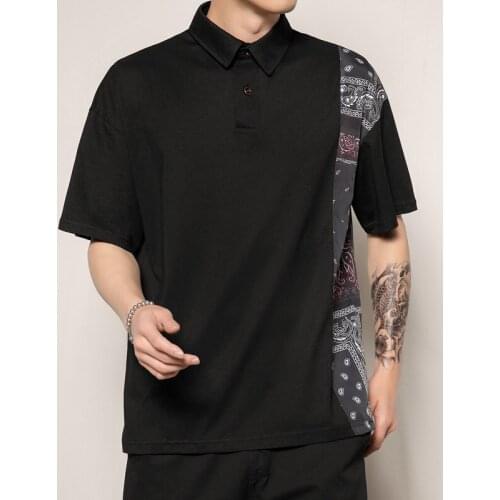 New Arrival Summer Polo Shirt Mens High Quantity Fashion Patchwork Vintage Style Cotton Man Polo Shirt Casual Brand Clothes