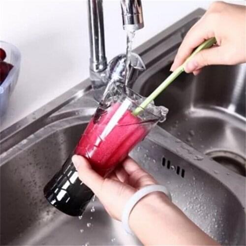 Super Clean Cup Brush Cleaning Sponge Clean Cleaning Bottle Scrubber Tea Glass Chinaware Coffee Stains Kitchen Tool 5N1109