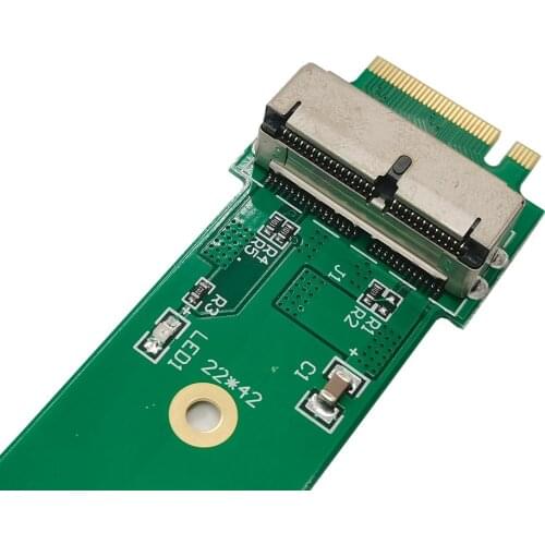 PCIE X4 M.2 NGFF M Key Adapter Riser Converter Card To 2013 2014 2015 A1466 A1465 Air Mac Pro SSD Expansion Add on Card M2 E-089
