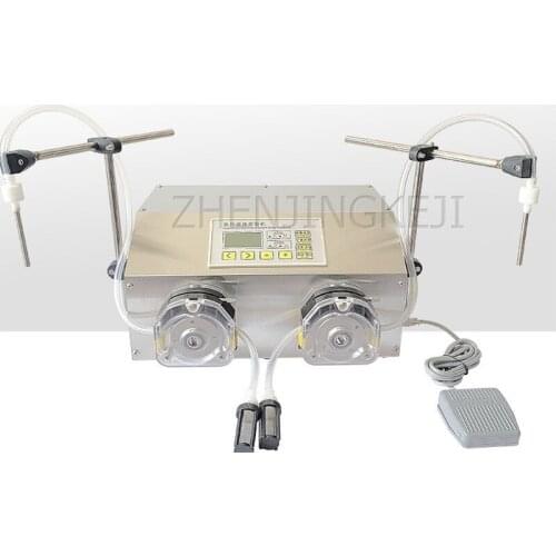 Double-Head Peristaltic Pump Liquid Filling Machine Solvent Glue Fertilizer Laundry Liquid Desktop Automatic Tools And Equipment