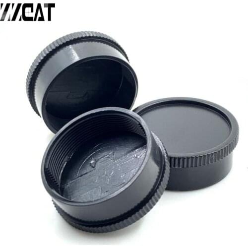 Plastic C-mount Thread Adapter Dust Cover CCD Protective Lens Cap Protection for Trinocular Microscope Accessories
