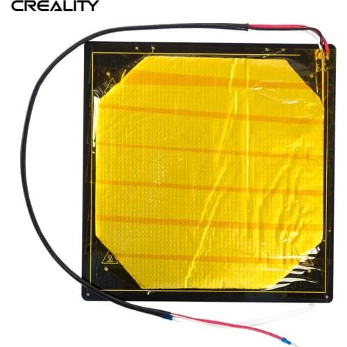 Original Creality 3D Printer Heated Bed Heating Platform Plate with Hotbed Wire Insulation Cotton for CR-10S Pro/CR-X 3D Printer