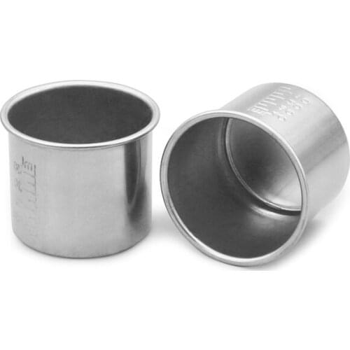 Thickness anti-iodide 304 stainless steel disinfection box small measuring cup alcohol cylinder tweezers barrel curved disc wais