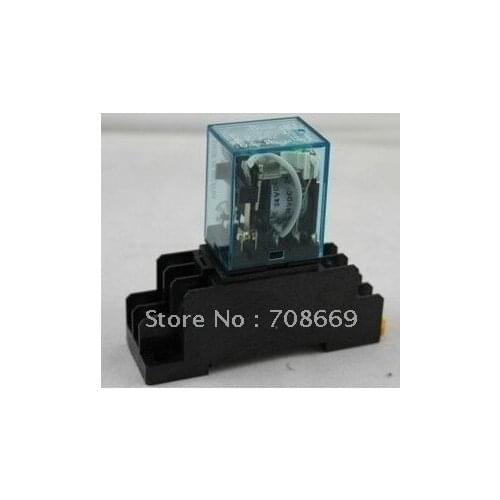 12V DC Coil Power Relay MY3NJ HH53P-L 11Pin 3NO 3NC 5A With PYF11A Socket Base