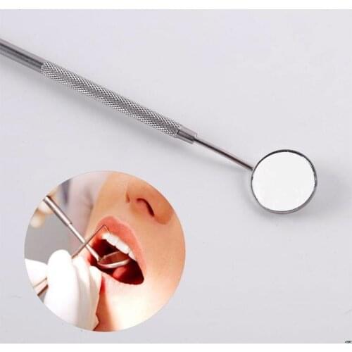Detachable Stainless Steel Dental Inspection Mini Mouth Mirror Teeth Cleaning Tools Non-Skid Handle baby care kits