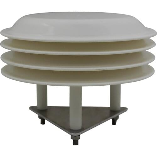 ABS Solar radiation shield ambient weather station projector 4-18 floors with BracketID79mm OD138mm