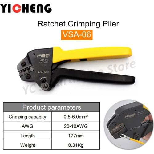 Labor-saving crimping pliers, ratcheting cold crimping pliers, bare terminals, fast miniature multi-function terminal pliers