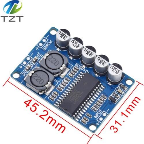 TZT Digital power amplifier board module 35w mono amplifier module High-power TDA8932 low power consumption