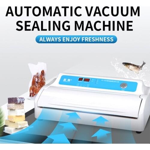 Vacuum Sealing Machine Automatic Commercial Vacuum Machine Plastic Bag Vacuum Packaging Machine Food Cooked Food Compression
