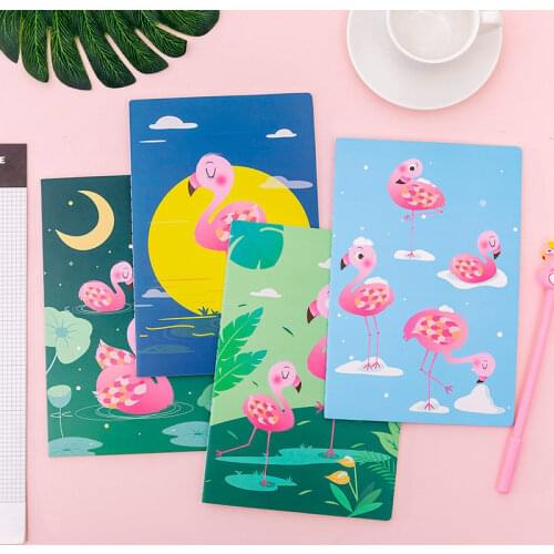 4 sets notebooks cute girl heart A5 diary student Korean creative small fresh car line notebook notebook hand book kawaii diary