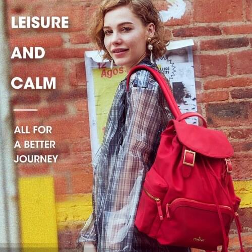 Backpack Womens Fashion Backpack Travel Casual Bag Wild Trend Backpack 15 Inch Womens Bag Diagonal Cross