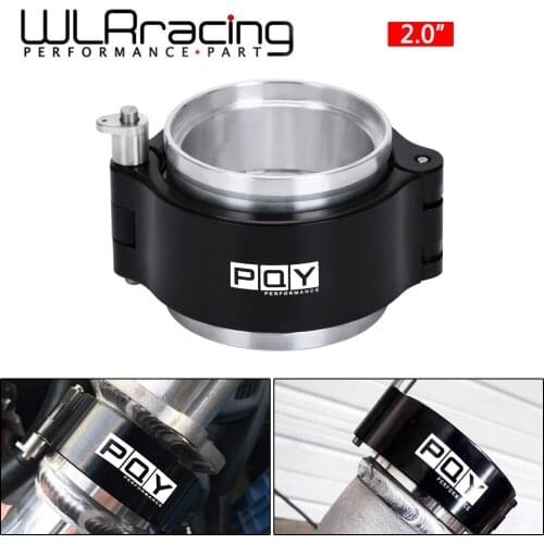 1 Piece 2.0 Clamp System Assembly Exhaust V-band Clamp Quick Release For OD Exhaust/Intercooler Pipe/Turbo