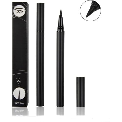 10 Piece Black Quick-drying Waterproof Boutique Liquid Eyeliner Private Label Makeup Eye Liner Pen Custom Logo