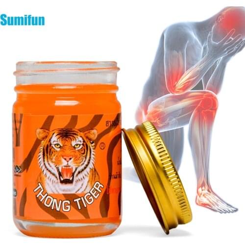 Sumifun 50g Thai Tiger Balm Pain Relieving Ointment Patch Back Neck Arthritis Medical Plaster 100% Original Analgesic CreamP0081