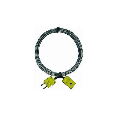 2 Extension PCS Cable of K Type Thermocouple with Male and Female Mini Connectors