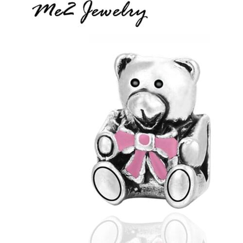 2018 New Alloy European Charm Bear Wholesale Beads For Charm Bracelet Dropshipping