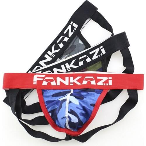 3PCS/Lot Men Sexy Personal Briefs Camouflage Bikini G-string Thong Jocks Tanga Underwear Shorts Exotic T-back Briefs