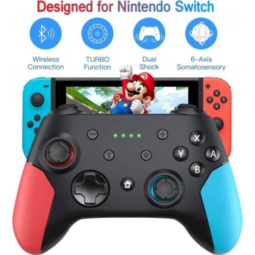 Bluetooth Wireless Gamepad For Nintend Switch Pro NS-Switch Game joystick Controller For Switch Console with 6-Axis Handle