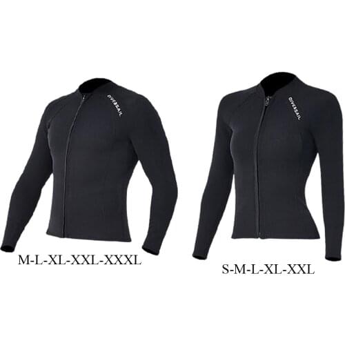 Quick Dry Jacket Wetsuit Men and Women, 2mm Wet Suit Womens Mens Diving Surfing Snorkeling Kayaking Surf Snorkeling