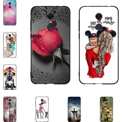 Case For Xiaomi Redmi 5 Plus Case Silicone Ultra Thin Soft TPU Painting Cartoon Phone Case for Xiaomi Redmi 5 Plus Back Cover