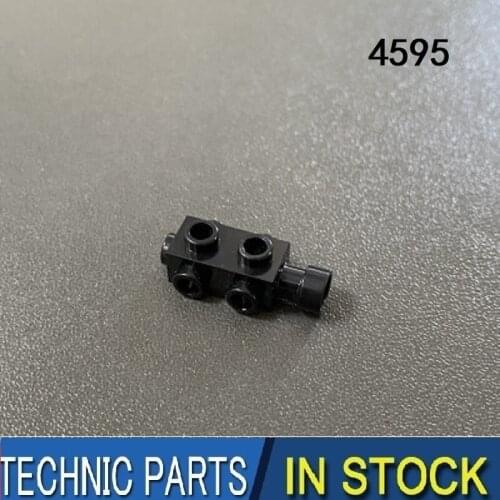 Black Brick, Modified 1 x 2 x 2/3 with Studs on Sides fit with 4595 Building Blocks Figure DIY Toys Dolls kids gifts