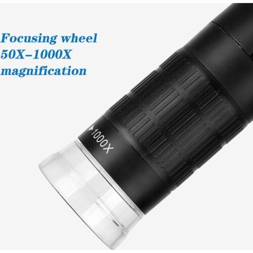 50X-1000X Digital Microscope 2.0MP 1080P LED WiFi Mobile Phone Microscopes Camera for -Android Smartphone