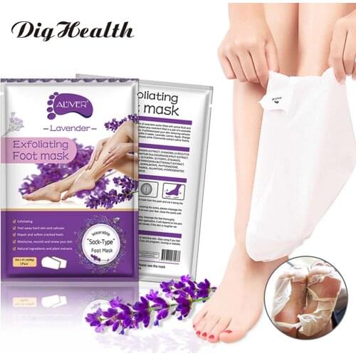 Dighealth Foot Mask Baby Foot Peel Mask Remove Dead Skin Smooth Exfoliating Foot Pedicure Dead Skin Removal Foot Care Socks